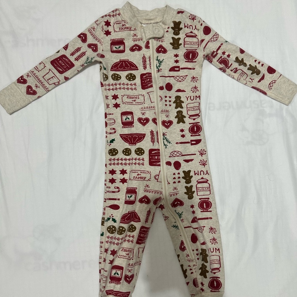 Hanna Andersson Christmas baby footie pajamas